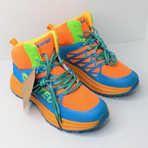 Hi-Tec Destructor Logo Hiking Boots, Blue/Orange, Men's 8 M